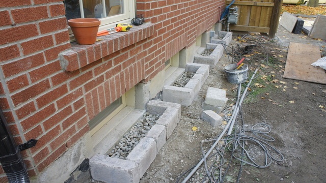 Window well stones