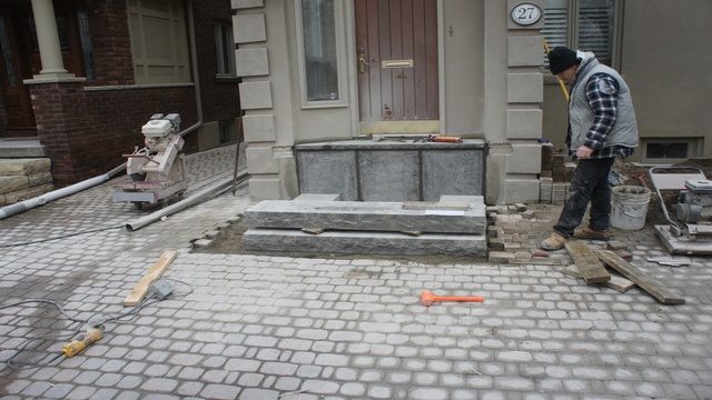 Steps Being Installed