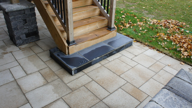 Flagstone step