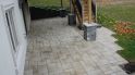 The finished patio